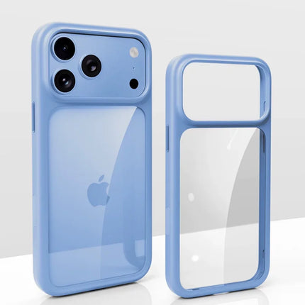Smart Camera Touch Button Crystal Clear Blackplate Phone Case For iPhone 18 17 Pro Max 18Pro Soft Silicone Edge Shockproof Cover smart-camera-touch-button-crystal-clear-blackplate-phone-case-for-iphone-18-17-pro-max-18pro-soft-silicone-edge-shockproof-cover