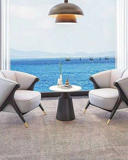 Chic Scandinavian Velvet Lounge Chair - Perfect for Stylish Living Areas