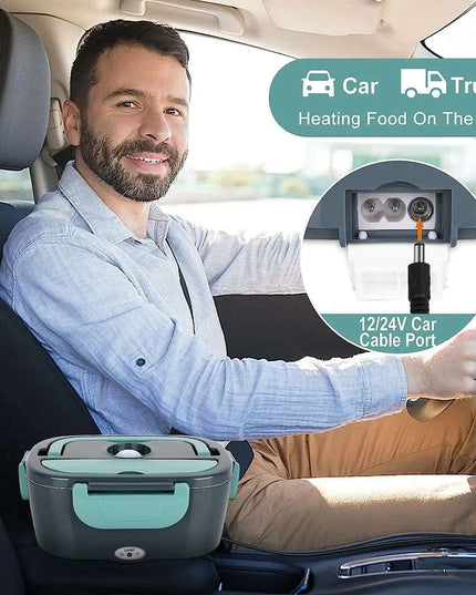 Electric Portable Meal Heater with Quick Warm-Up and Spill-Resistant Features