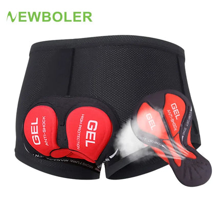 Men's 5D Gel Pad Cycling Shorts — Breathable Padded Bike Underwear
