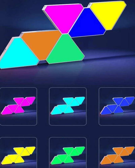 LuminousBeat Music-Responsive RGB Wall Light - Modern Accent for Gaming and Bedroom Vibes