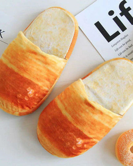 Burger Delight Cozy Slippers - Whimsical Loungewear for Autumn/Winter