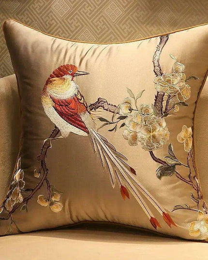 45x45/50x35cm Chinese Traditional Embroidered Bird Cushion Cover
