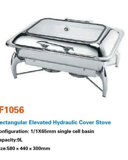 Regal Stainless Steel Chafing Dish Set with Hydraulic Warmer and Hot-Water Container