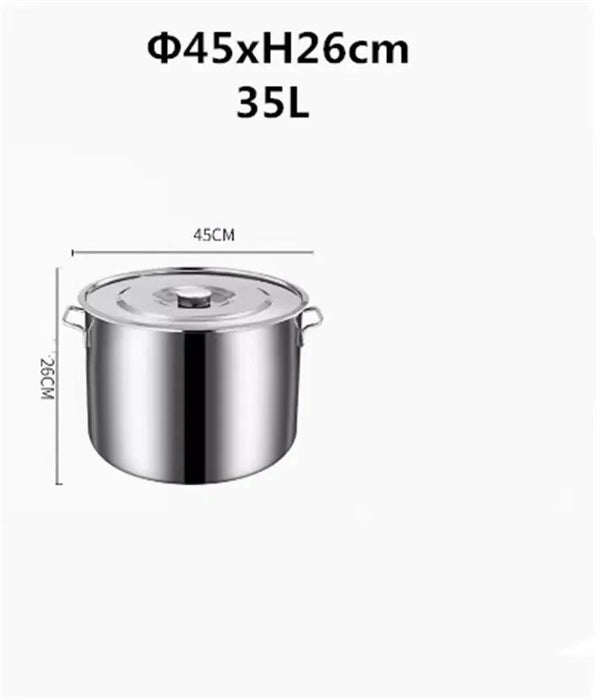 Versatile Stainless Steel Cooking Pot Set with Handle for Easy Transport