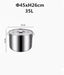 Versatile Stainless Steel Cooking Pot Set with Handle for Easy Transport