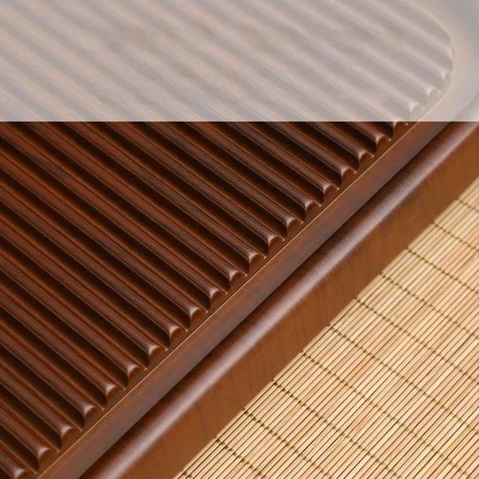 Elegant Bamboo Tea Tray with Drainage for Traditional Kung Fu Ceremony