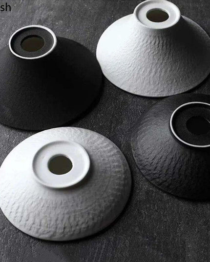 Sophisticated High Foot Ceramic Dessert Plate for Elegant Culinary Presentations - Ideal for Sushi and Unique Snacks