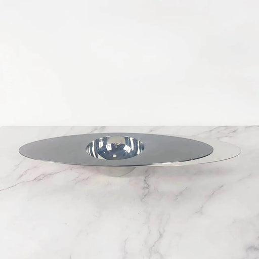 Stylish Stainless Steel Jewelry Tray with Unique Oval Planet Shapes
