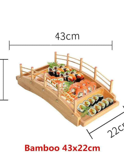 Elegant Dragon Boat Sushi Platter for Sashimi Lovers