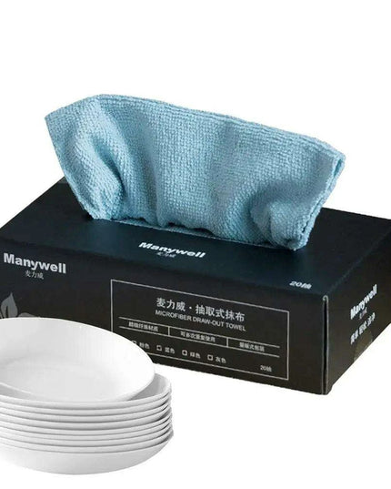 20-Pack Premium Japanese Microfiber Cloths - Superior Cleaning Performance