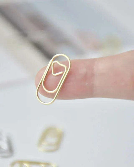 Vibrant Metal Paper Clips - 50-Pack - Essential for Efficient School and Office Organization