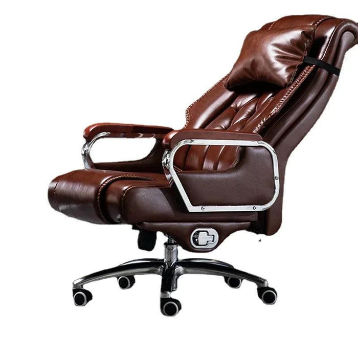 Elegant Leather Office Chair for Executive Comfort