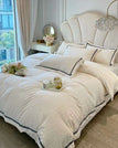 White / Queen (4pcs) / Flat Bed Sheet