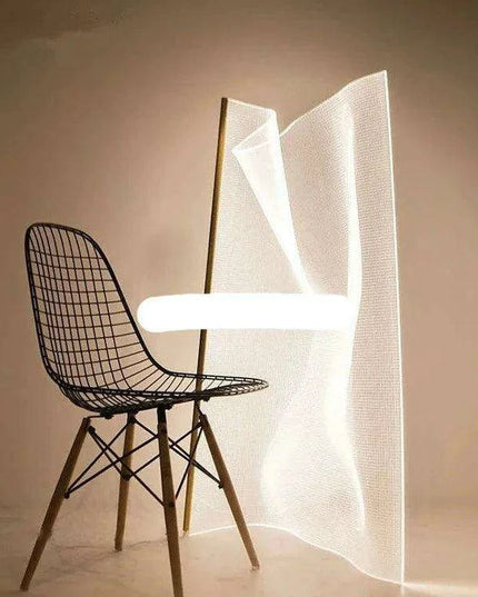 Avant-Garde LED Acrylic Floor Lamp with Unique Irregular Design for Chic Interiors