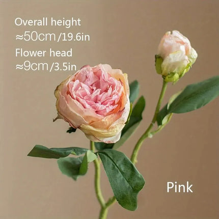 Peony Artificial Flowers — Faux Bouquet for Home & Wedding Decor