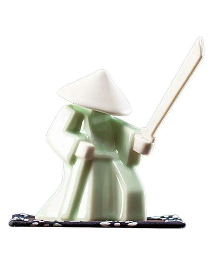 Elegant Samurai Porcelain Incense Holder - Unique Artistic Censer for Home Serenity