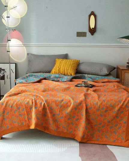 Ethnic-Inspired Cotton Gauze Bedspread Blanket for Ultimate Comfort