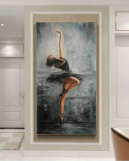 Graceful Ballet Dancer Canvas Art for Elegant Home Decor