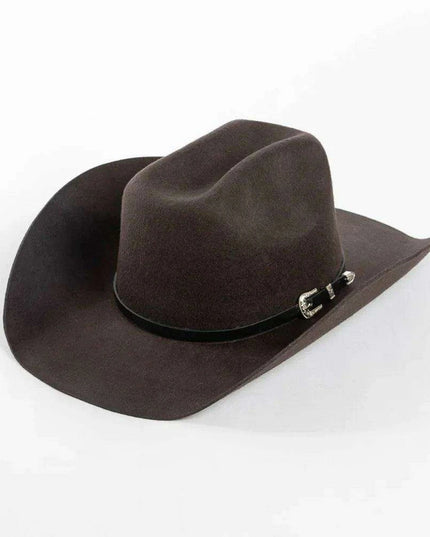 Stylish Women's Wide Brim Wool Cowboy Hat with Buckle Accent - Fall/Winter Collection (M/L Size)