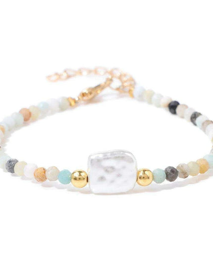 Charming Cat Lovers Beaded Bracelet - Colorful 3mm Jewelry Gift for Women and Girls