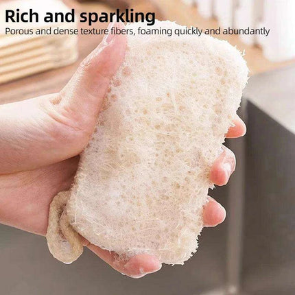 Eco-Friendly Loofah Dish Scrubber Pad Made from Natural Plant Fibers