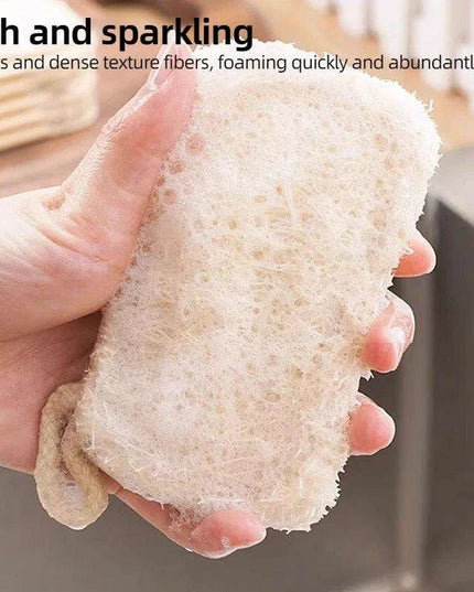 Eco-Friendly Loofah Dish Scrubber Pad Made from Natural Plant Fibers