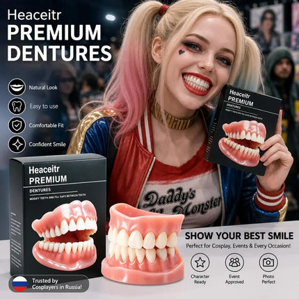 Silicone Dentures False Teeth Full Set Soft Safety Easy to Use Perfect Fit Oral Improve Tooth Loss Broken Temporary Fake Teeth silicone-dentures-false-teeth-full-set-soft-safety-easy-to-use-perfect-fit-oral-improve-tooth-loss-broken-temporary-fake-teeth
