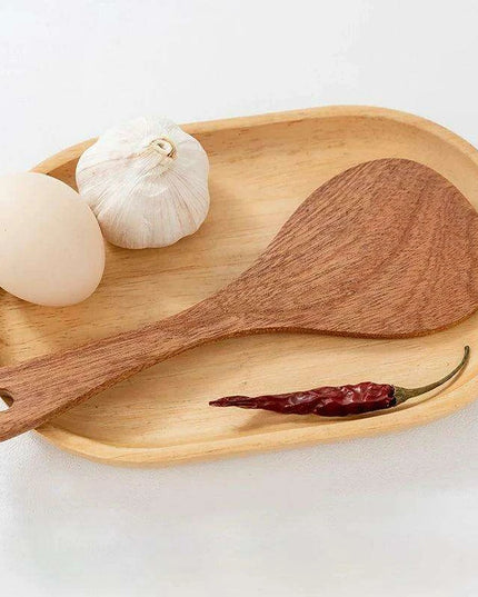 Sleek Wooden Utensils Set for Effortless Gourmet Cooking