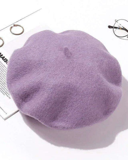 Chic French Wool Beret - A Touch of Timeless Elegance
