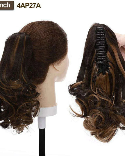 Effortless Glamour Long Wavy Clip-In Ponytail Extension for Instant Transformation