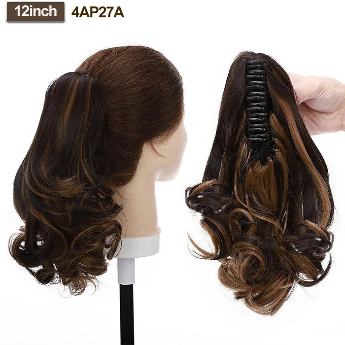 Effortless Glamour Long Wavy Clip-In Ponytail Extension for Instant Transformation