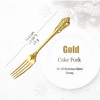 Cake Fork-Gold