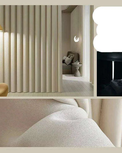 Luxury Soundproof Linen Drapes - Premium Noise Isolation and Total Privacy Solution