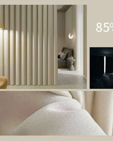 Elegant Soundproof Blackout Curtains - Premium Dual-Fabric Linen Cotton for Cozy Home Ambiance