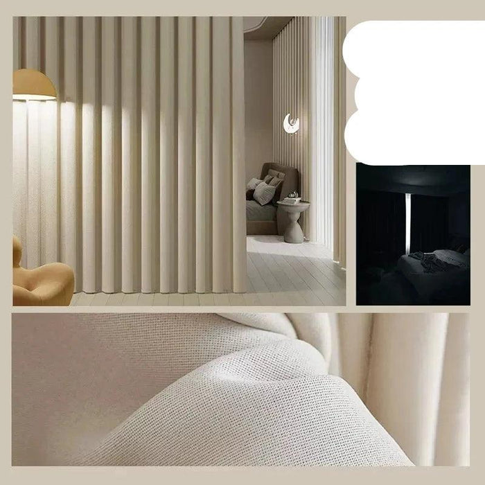 Luxury Soundproof Linen Drapes - Premium Noise Isolation and Total Privacy Solution