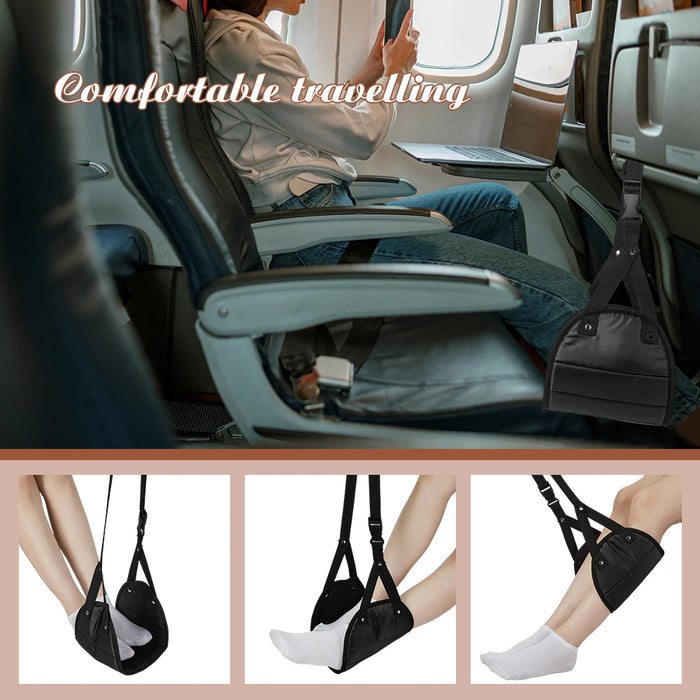Ultimate Travel Foot Hammock for Airplane Comfort