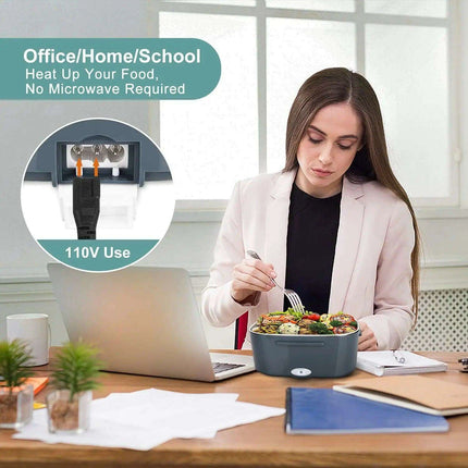 Electric Portable Meal Heater with Quick Warm-Up and Spill-Resistant Features