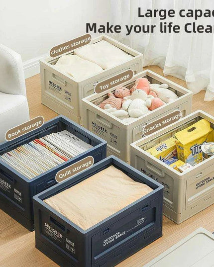 3-Piece Extra Large Folding Storage Box Set for Clothes, Toys, and Household Items