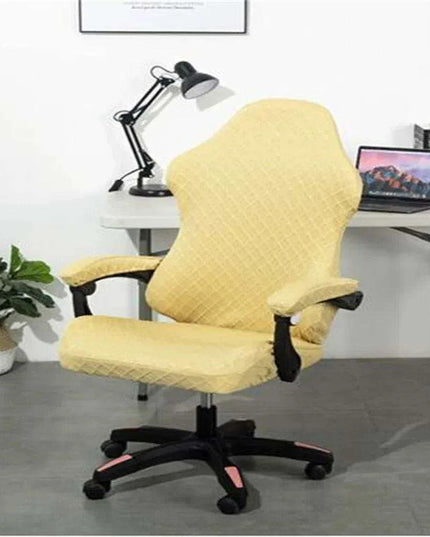 High Back Elastic Chair Cover for Office and Living Room