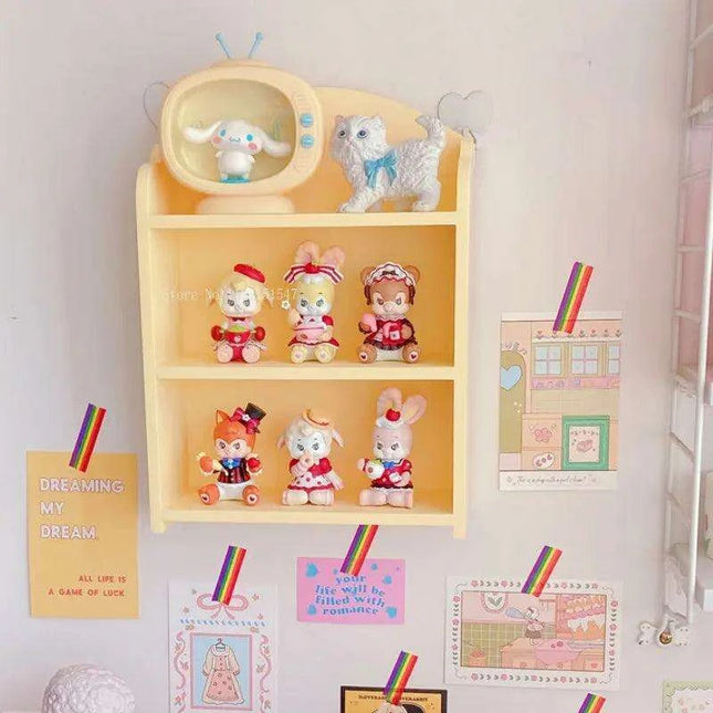 Elegant Triple-Tier Organizer - Versatile Storage Rack Available in Multiple Colors for Any Room