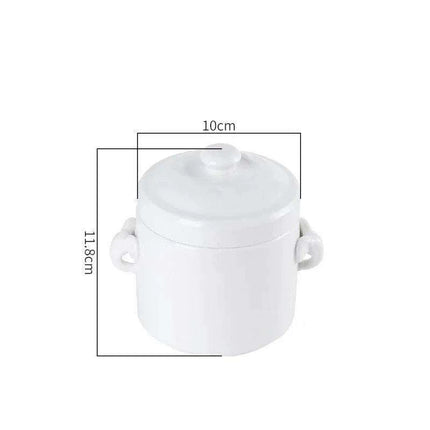 Innovative Double-Lid Ceramic Stew Pot for Flavorful Cooking and Easy Cleanup