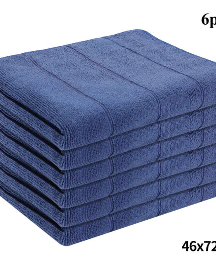 Homaxy Ultra-Soft 6-Pack Microfiber Cleaning Towels - Multi-Purpose Kitchen Essentials