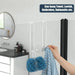 Acrylic Shower Door Hanger with No-Drill Installation Option - Perfect for Organizing Bathroom Essentials