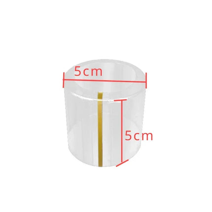 HARDIRON 100pcs Gold Striped Heat Sealing Film for Glass Bottles