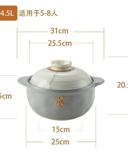 Authentic Japanese Clay Cookware Set for Exquisite Home Cooking