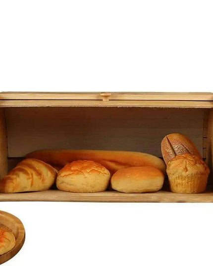 Farmhouse Charm Bread Keeper: Stylish Kitchen Storage Solution