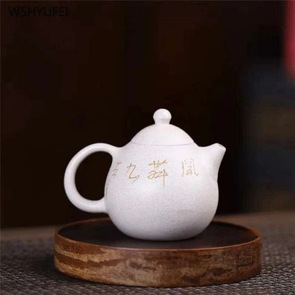 Elegant Yixing Purple Clay Dragon Egg Teapot - 220ml Masterpiece for Discerning Tea Lovers