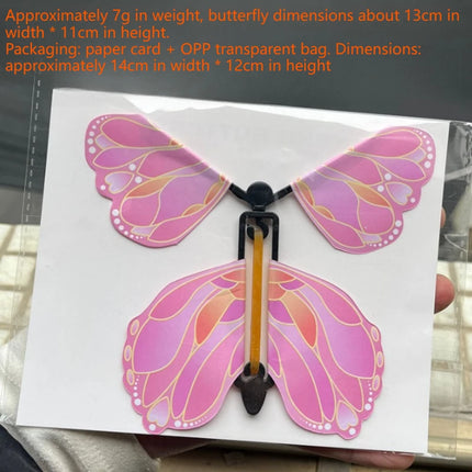 12-Piece Wind-Up Flying Butterfly Set for Parties & Greeting Cards