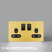Luxurious Gold Dimmer Switch Set with USB Charging Port - Perfect for French/EU Plugs